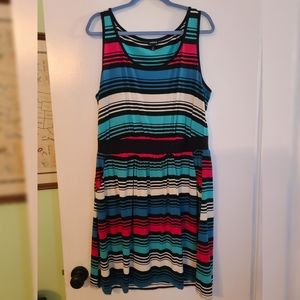 EXCELLENT Condition, Torrid size 2 Rainbow Dress